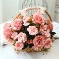thumbnail image 7 of Fake Flowers High Simulation Ornamental Realistic Real Touch Rose Silk Artificial Flowers for Hotel, 7 of 7