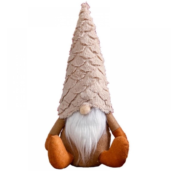 Christmas Gnome Plush Tomte Gnome Ornaments Faceless Old Man Dwarf Spiral Hat Rudolph Gnomes Handmade Swedish Dwarf Elf Holiday Party Doll