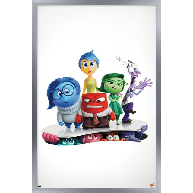 Disney Inside Out 2 - One Sheet Wall Poster, 14.725" x 22.375" Framed