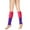 Purple, variant on Rciityk Women's Socks Yoga Sports Leg Warmers 80s Ribbed Knit Neon Long Socks Solid Color Sports Socks