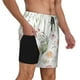 thumbnail image 2 of Balery Wildflower Watercolor 2 Bañador para hombre, shorts de playa de secado rápido con entrepierna y forro de compresión-X-Large, 2 of 6