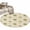 Beige, variant on Cute Lemon Summer Round Area Rug 4Ft Washable Circle Rugs for Bedroom Dining Room, Farmhouse Floral Retro Linen Texture Non-Slip Carpet Floor Mats Indoor Outdoor Carpet Runner Aesthetic Home Decor