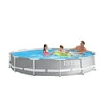 thumbnail image 2 of Intex 12ft x 30in Prism Frame Above Ground Swimming Pool and Maintenance Kit, 2 of 7