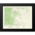 thumbnail image 2 of USGS 18x15 Black Modern Framed Museum Art Print Titled - Crescent Oregon Quad - USGS 1966, 2 of 5