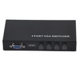 thumbnail image 1 of Conmutador VGA de 4 puertos Caja de interruptor para compartir monitor SVGA 4 en 1 salida para monitor de TV de PC LCD, 1 of 8