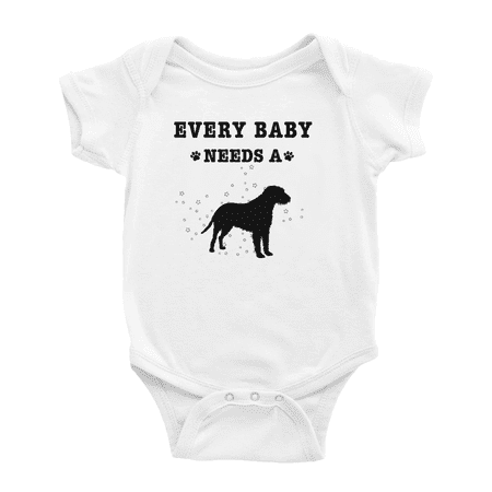 

Every Baby Needs A Irish Wolfhound Dog Cute Baby Jumpsuits For Boy Girl 0-3 Months
