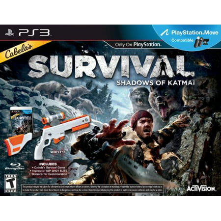 Cabelas Survival: Shadows of Katmai w/ Gun PS3 -Survival Game by