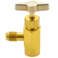thumbnail image 1 of Adaptateur Filetage 1/4 Sae M14 R-134A pour Climatiseur Automobile, Réfrigérant, Bouteille Distributrice, Ouvre - Robinet, 1 of 8