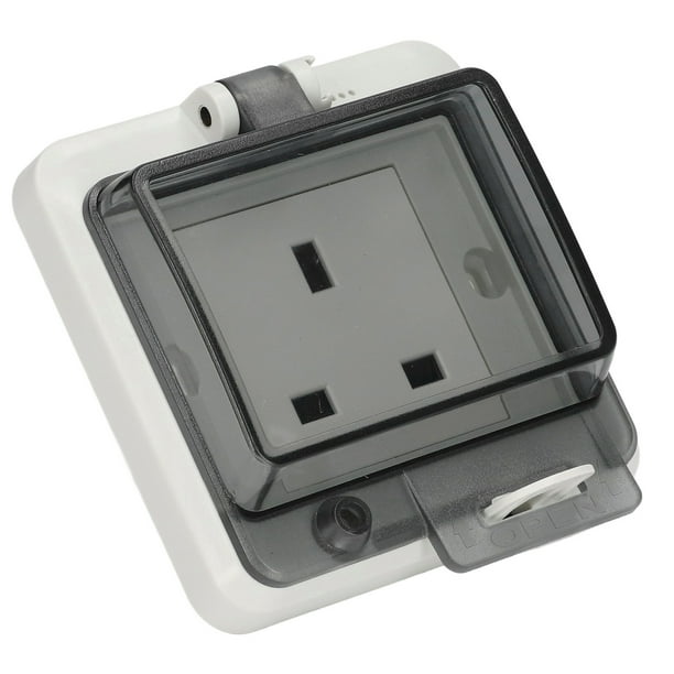 Zócalo, Enchufe Eléctrico Estándar Del Reino Unido IP66 A Prueba De Llamas Para Exteriores Para Oficina