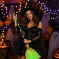 thumbnail image 7 of Fllostpr Halloween 35 in Witch Broomstick Movable Light-Up Decorations for Witchs Costume Accessories, 7 of 7
