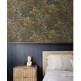 thumbnail image 6 of NextWall Bird Floral Vintage Peel and Stick Wallpaper (Russet & Riverside), 6 of 18