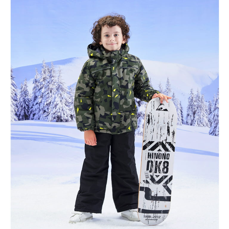 Hiheart Boys Girls Winter Ski Jacket & Pants Set 2-Piece Snowsuit ...