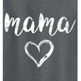 thumbnail image 2 of Mama Heart Graphic T-Shirts Heathered Charcoal (2XL), 2 of 4