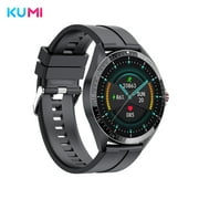 Kumi Gw16T Smart Bracelet Sports Watch 1.3 Inch Ips Screen Bt5.0 Fitness Ip67 Waterproof Sleep/Heart Rate/ Multiple Sports Mode Message/Call/Sedentary Reminder Remote Camera Compatible with