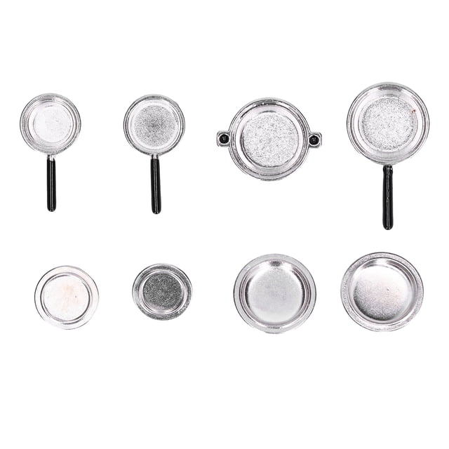 Olla para casa de muñecas, olla de metal para casa de muñecas 1:12 Accesorios de cocina para casa de muñecas Utensilios de cocina para casa de muñecas Diseño de última generación