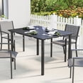 thumbnail image 2 of Outsunny Outdoor Dining Table for 4 People, Rectangular Patio Table, 2 of 10