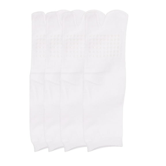 2 Pairs Breathable Two-toes Socks  Breathable Kimono Clog Socks for Daily Wear