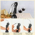 thumbnail image 2 of Ergonomic Wine Bottle Opener, Heavy Duty Stainless Steel Lever Corkscrew with Zinc Alloy Handle, Effortless One-Hand Operation, Compact Bar Tool for Wine Lovers, 2 of 8