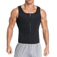 thumbnail image 6 of ANYFIT WEAR Men Waist Trainer Shirt Sauna Suit Gym Exercise Sweat-Boosting Workout Tank Top Tummy Control Body Shaper Vest, 6 of 7