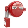 Lockout Tagout Valve Lock with Safety Padlock Heatproof Impact