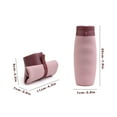 thumbnail image 4 of Collapsible Sports Water Bottle 600ml Foldable Kettle with Large Mouth for Easy Pouring BPA-Free Leakproof Design for Hot or Cold Drinks UKHBMC | Gray, 4 of 8