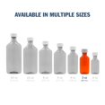 thumbnail image 4 of Ezy Dose Amber Liquid Oval Bottle &ndash; 3 ounce (oz) with Push-Turn Cap &ndash; Case of 110 (Item #30681) EZY DOSE NA, 4 of 5