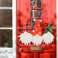 thumbnail image 4 of Injueey Gnomo de Navidad Decoración colgante Colgantes de habitación Adorno para el hogar Ventana de pared Muestra de artesanía de madera Kits de decoración para fiestas, 4 of 6