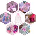 thumbnail image 4 of G2Plus Organza Bags 4?6 Inches 100Pcs Pink Organza Gift Bags With Drawstring Sheer Mesh Jewelry Pouches Sheer Candy Bag For Christmas Wedding Party Favors, 4 of 4