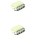 thumbnail image 2 of kurtrusly Pill Box Container Weekly Tablet Organizer Storage Case Divider Hiking Camping Indoor Outdoor Health Care Dispenser straw green 2Set, 2 of 6