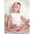 thumbnail image 6 of Gerber Baby Girl Onesies Bodysuit, Diaper Cover & Headband Outfit Set, 3-Piece, (0/3 Months - 12 Months), 6 of 14