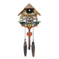 thumbnail image 1 of River City Cuckoo M8-08PQ Musical Multi-Colored Quartz Cuckoo Clock, 1 of 4
