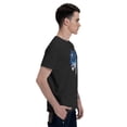 thumbnail image 4 of Blue Tiger Men's T-Shirt Cotton 100% Summer Tops Fashion Casual Blue Tiger Short Sleeves for Men Women Round Collar Top Tees, 4 of 6