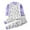 Purple, variant on Hienoo Toddler Boy's Pajamas Cartoon Long Sleeve Top and Pants Sleepwear Set, 2-Piece