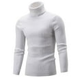 thumbnail image 1 of Chandail à Col Roulé pour Homme, Tricot, Haut, Mode Urbaine, 1 of 4