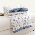 thumbnail image 4 of Linnome Washable Printed Summer Quilt Soft Skin Friendly Breathable Air Conditioning Quilt for Home Use 59x78.7 Inch Multicolor#03, 4 of 7