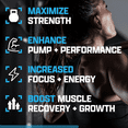 thumbnail image 4 of Nutrex Research Outlift Clinically Dosed Pre Workout Powder with Creatine, 8G Citrulline, BCAA - Energy, Performance, Pump Preworkout Supplement for Men & Women (22 Servings, Frost Bite), 4 of 9