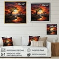 thumbnail image 4 of Designart "Dusk Beneath Baobab" Landscapes Canvas Art Print, 4 of 5