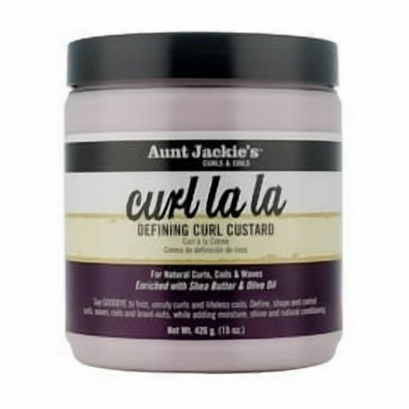 Aunt Jackies Curl La La Defining Curl Custard, 15 Ounce