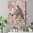 thumbnail image 4 of UXIEQU Leopard Unicorn Floral Botanical Canvas Wall Art 15.75x11.81 Inches, 4 of 8