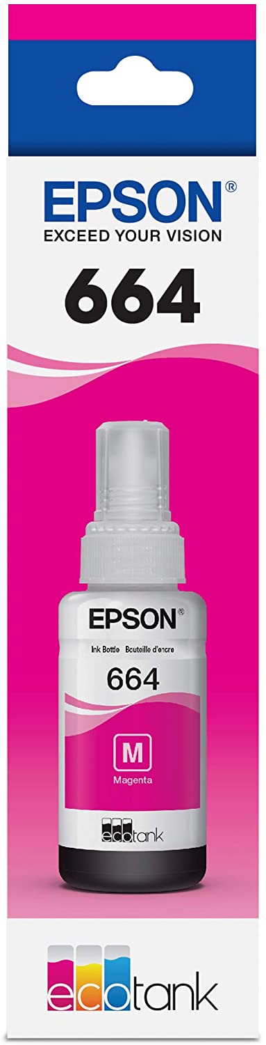 Epson 664 EcoTank Ink Bottle, Magenta (T664320) | Walmart Canada