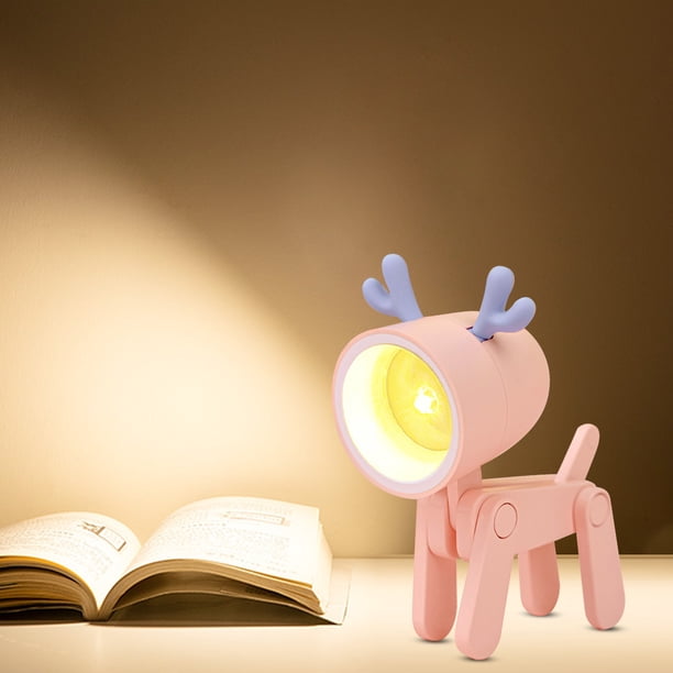 Luz de noche LED plegable con orejas Mini luz de mascota linda creativa para sala de estar (I)