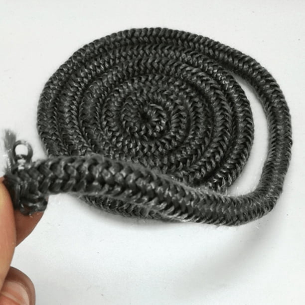 Cuerda De Sellado Para Chimenea, 2,5m X 8mm Junta Fibra De Vidrio Para Chimenea Con