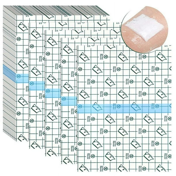 Impermeable para Ducha de 50 Piezas, Cubierta Protectora de Venda EláStica Transparente Desechable para Tatuajes, NatacióN y Ducha