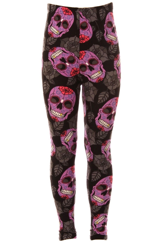 Kid's Flower Eyes Robot Sugar Skulls 