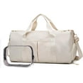 thumbnail image 1 of Petit Sac de Sport pour Femmes avec Compartiment pour Chaussures à Poche Mouillée Sac de Voyage Fourre-Tout Sac de Cabine Sac de Nuit Sac de Fin de Semaine pour Femmes, 1 of 5