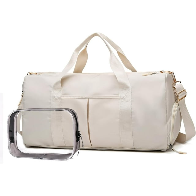 Petit Sac de Sport pour Femmes avec Compartiment pour Chaussures à Poche Mouillée Sac de Voyage Fourre-Tout Sac de Cabine Sac de Nuit Sac de Fin de Semaine pour Femmes