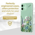 thumbnail image 2 of Case Yard iPhone-11 Case Clear Soft & Flexible TPU Ultra Low Profile Slim Fit Thin Shockproof Transparent Bumper Protective Cover Drop Protective Cell Phone Cases (Flower Bouquet), 2 of 8