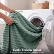 U Bedsure U by Bedsure Mallard Green Fleece Throw Blanket for Couch — $11.36 (47% off)