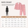 thumbnail image 4 of Daiia Cute cartoon cats for Women's Long-Sleeved Pajama Set – Soft & Comfortable Sleepwear Button-Up Pajamas Cozy Lounge Wear-XX-Large, 4 of 7