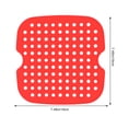 thumbnail image 2 of Miangastore 1Pc Air Fryer Liner Silicone Non-Stick Mat Perforated Baking Mat Kitchen Gadget, 2 of 8
